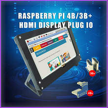 Raspberry Pi modelo B de la pantalla táctil de 5 pulgadas pantalla TFT LCD módulo + titular de acrílico compatible con Raspberry Pi Modelo B/3B +/3B 2024 - compra barato