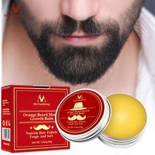 Aceite orgánico naranja Natural para la barba, bálsamo de cera para la barba, productos para la pérdida de cabello, acondicionador sin aclarado para el crecimiento de la barba, cuidado de la salud 2024 - compra barato