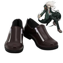 Danganronpa Komaeda Nagito Anime Games Customize Cosplay Flat Shoes Boots 2024 - buy cheap