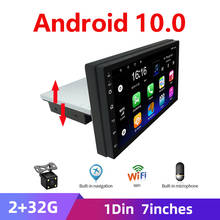 Radio con GPS para coche, 10,0 reproductor multimedia con Android, 2 GB + 32 GB, FM, 1DIN, 7 pulgadas, estéreo, MP5, Audio 2024 - compra barato