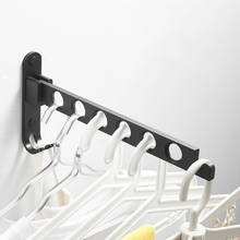 Black Space Aluminum Wall Mounted Clothes Drying Hanger Foldable Laundry Rack Clothes Drying Shelf hook White Clothes-Horse 2024 - buy cheap