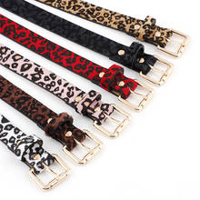 Cool Women Belts PU Leather Buckle Waist Belts Leopard Print Belt paski damskie ремни женские ceinture femme pasek damski gürtel 2024 - buy cheap
