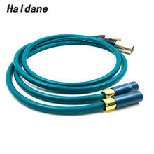 Par Haldane ortfon RCA macho a 3 pines XLR macho, Cable de Audio balaceado XLR a RCA, Cable de interconexión con CARDAS cruzadas en EE. UU. 2024 - compra barato
