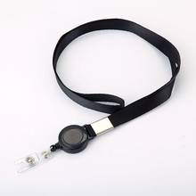 1PC Colorful Badge Holder Lanyard for Bank Credit ID Card Holder Cellphone Neck Hanging Strap Rope Work Bus Card Badge Clip 2024 - buy cheap