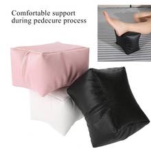 Professional Nail Art Pillow for Manicure Hand Arm Foot Rest Pillow Cushion Faux Leather Armrest Holder Soft Manicure Nail Tools 2024 - buy cheap