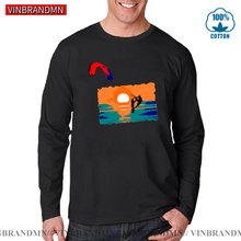 Adventurer-camisetas de manga larga para hombre, camisa Vintage de Kite Surfing, ropa de calle fresca, camiseta de buceo, camisetas Hipster para jóvenes al aire libre 2024 - compra barato