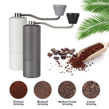Mini moedor de café moagem rebarba aço inoxidável manual moedor de café alta qualidade alumínio utensílios de café 2024 - compre barato