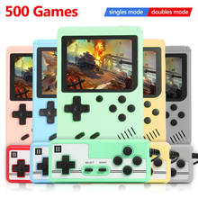 ALLOYSEED 500 Games 3.0 Inch Retro Video Games Portable Player Pocket Game Console Retro Gamepad Mini Handheld for Kids Gift 2024 - buy cheap