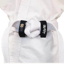 Cinto de Velcro Cinto de Karate Kyokushin Kai Karate Kyokushin IKO Fixer retentor Fixo Faixa Preta Cinto Fixador Фіксаваная фіксатар рамяня 2024 - compre barato