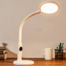 EyeTouch-Lámparas de mesa de protección, lámpara Led Flexible de escritorio, con cuello de cisne, plegable y regulable 2024 - compra barato