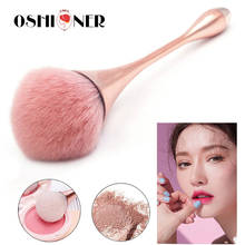 Women Makeup Brush 1PC Handle Makeup Brushes Cosmetic Foundation Brushes Eyeshadow Powder Blusher Brush Profession Beauty Tools 2024 - buy cheap