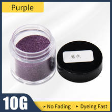 Pigmento de tinte de tela púrpura, 10g, para teñir ropa, plumas, bambú, huevos y fijar la ropa descolorida, dolor Acrílico 2024 - compra barato