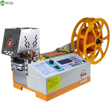 988T Automatic computerized tape cutting machine cold and hot cutting Velcro elastic blade rotating multi-angle beveling machine 2024 - buy cheap