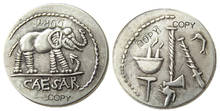 RM(01) monedas de copia chapadas en plata antigua Romana 2024 - compra barato