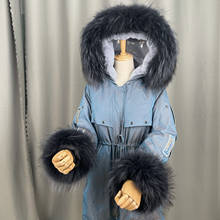 Real Raccoon  Fur Collar Womens 100% Natural Fur Gray Collar Real Fur Shawl Raccoon collar Fur Scraves Dark gray 2024 - buy cheap