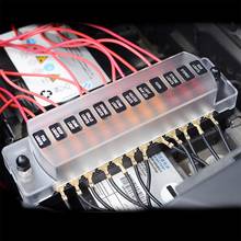 Car Plastic Fuse Box 6 Ways 12 Ways Flame Retardant Fuse Holder with Double Fuses for Auto Car Boat Marine Trike 2024 - buy cheap