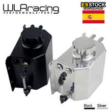 WLR RACING-Универсальный алюминиевый маслоуловитель 1Л резервуар с сливной пробкой Сапун масляный бак топливный бак WLR-TK57 2024 - купить недорого