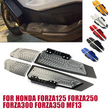 Reposapiés para motocicleta, protector de placa de pedales para moto, para Honda Forza300 2017-2020 FORZA 350 300 250 Forza350 2024 - compra barato
