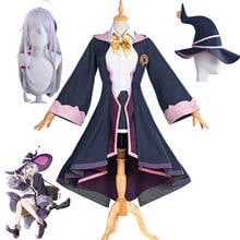 Anime Wandering Witch: The Journey of Elaina Cosplay Costumes Uniform Hat Accessories Full Sets Wig Elaina Role Play Hollaween 2024 - buy cheap