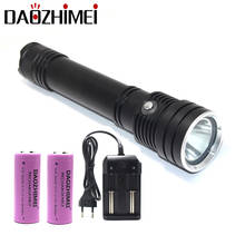 new XHP50 Diving Flashlight 3800LM Underwater Torch 80M LED Waterproof Lamp White/Yellow Light +2*26650 Battery+Charger 2024 - buy cheap