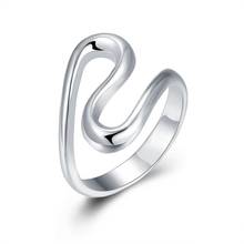New Style 925 Sterling Silver Top Quality S-Shaped Ring Women Engagement Party Wedding Fashion Charm Jewelry 2024 - buy cheap