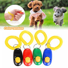 Mini Dog Pet Puppy Cat Training Clicker & Whistle Click Trainer Obedience Pets Dogs Training Whistle Clicker Portable 2 2023 - buy cheap