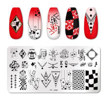 PICT YOU Nail Stamping Plates Wacky Characters Pattern Nail Art Plate Stencil Line Pictures Christmas Theme Image Plates Mold 2024 - buy cheap