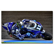 Yamaha M1 гоночный плакат мотоцикл холст печать живопись настенные картины для декора гостиной 2024 - купить недорого