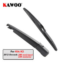 Lâmina de limpador de para-brisa kawoo, lâmina traseira para janela automotiva para kia k2 hatchback (a partir de 2012) 280mm 2024 - compre barato