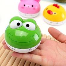 1Pcs Mechanical Cooking Timers Portable Cute Cartoon Animal Alarm Clock Cooking Countdown Home Decoration Kitchen Gadgets 2024 - buy cheap