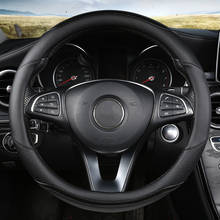  Microfiber Leather Car Steering Wheel Cover For Mitsubishi ASX Outlander Lancer Pajero L200 Mirage Triton Attrage 2024 - buy cheap