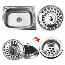 Stainless Steel Kitchen Sink Strainer Plug Waste Plug Filter Stopper Cover Bathroom Basin Hair Catcher Sink Filtre 2024 - buy cheap