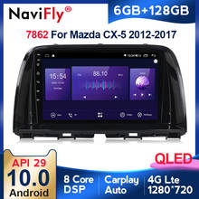 6g + 128g qled para mazda cx5 CX-5 cx 5 2012 - 2017 rádio do carro reprodutor de vídeo multimídia navegação gps estéreo android 10 nenhum 2din dvd 2024 - compre barato