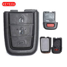 Keyecu Remote Key Shell Case 3+1 Button FOB for Pontiac G8 / Holden VE COMMODORE Omega Berlina Calais SS SV6 HSV GTS 2024 - buy cheap
