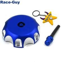 CNC-tanque de combustible azul para Yamaha YZ 125, 250, YZ250F, YZ450F, YZ85, WR250F, WR450F 2024 - compra barato