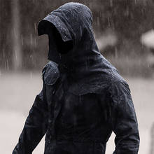 Куртка мужская тактическая ветрозащитная, с капюшоном, ветрозащитная, в стиле милитари 2024 - купить недорого
