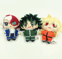 20/lote 3 estilos mi héroe Academia Bakugou Katsuki Todoroki Shoto Midoriya Izuku 10CM llavero colgante de felpa Juguetes 2024 - compra barato