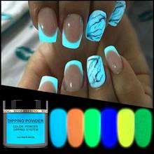 10 Colors Neon Nail Pigment Phosphor Nail Powder Acrylic Dipping Powder Luminous Fluorescent DIY Nail Decoration Nail Art TSLM1 2024 - buy cheap