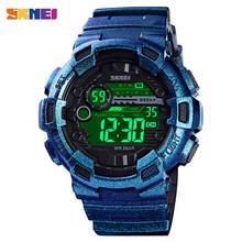 SKMEI-Reloj deportivo multifunción para hombre, cronógrafo Digital LED con alarma, resistente al agua, estilo militar, 1243 2024 - compra barato