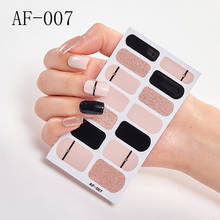 Lamemoria 14Tips AF Stickers Full Cover Wraps Decorations DIY Manicure Slider Nail Vinyls Nails Manicure Self-adhesive Decals 2024 - buy cheap