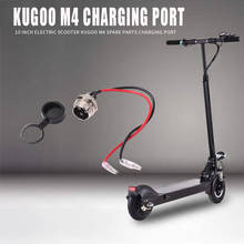 Scooter elétrica portátil, 10 polegadas, interface de carregamento, skate, scooter elétrica, ao ar livre para kugoo m4, peça de scooter 2024 - compre barato