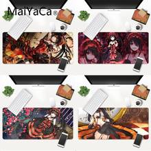 MaiYaCa-alfombrilla de ratón Tokisaki Kurumi para videojuegos, imagen de alta calidad, con bloqueo de bordes, xl, xxl, 600x300mm, para dota2 cs go 2024 - compra barato