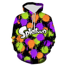 Sudadera con capucha de Splatoon para hombre y mujer, suéter con estampado 3D, ropa de calle informal para niño y niña 2024 - compra barato