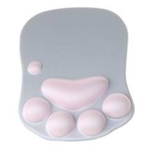 3D Mouse Pad Silicone Cat Paw Mouse Pad Wrist Rest Support Memory Foam Mat 2024 - buy cheap