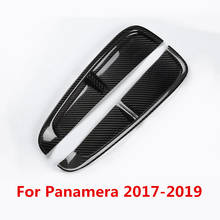 Carbon Fiber Printed Car Side Body Fender Moulding Trim for Porsche Panamera 2017 2018 2019 Styling Accessories 2024 - buy cheap