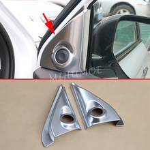 Interior Matte Chrome Speaker Cover For Mitsubishi Outlander 2013-2020 A Pillar Trims Door Decoration 2024 - buy cheap