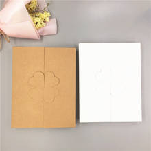 Cajas de papel Kraft con forma de trébol de cuatro hojas para el día de la madre, regalos creativos, embalaje de cartón, 30 unids/lote 2024 - compra barato