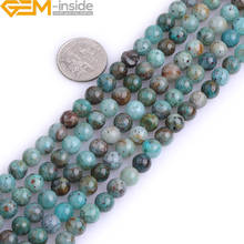 AA Beads for Jewelry Making 15" Strand Natural Grade Green Chrysocolla Stone Round Semi Precious 6mm Chakras Beads 2024 - buy cheap