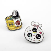 Anime Miyazaki Hayao Kawaii Brooch Cartoon My Neighbor Totoro Brooches Pins Girl Jeans Decoration Friends Gifts 2024 - buy cheap