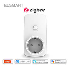 Tuya Smart Life ZigBee 3.0 EU Socket 16A Remote Control Timer Setting Voice Operate Throught Google Home Alexa DIY Echo 2024 - buy cheap